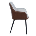 VISITOR ΚΑΡΕΚΛΑ BEIGE TABAC 57.5x57x87 03-1108 - Image 6