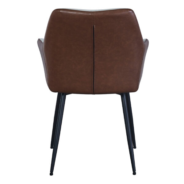 VISITOR ΚΑΡΕΚΛΑ BEIGE TABAC 57.5x57x87 03-1108 - Image 7