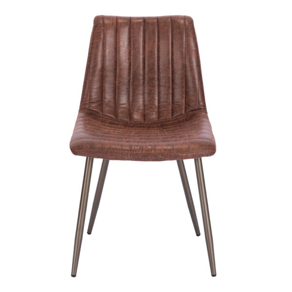 STRIPES ΚΑΡΕΚΛΑ ΚΑΦΕ GUNMETAL 48x56x80 03-1117 - Image 7