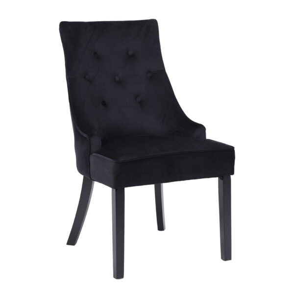 VERONA ΚΑΡΕΚΛΑ ΜΕ ΜΕΤΑΛΛΙΚΟ ΚΡΙΚΟ ΜΑΥΡΟ ΜΑΥΡΟ 57x47x98cm 03-1139 - Image 6