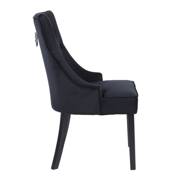 VERONA ΚΑΡΕΚΛΑ ΜΕ ΜΕΤΑΛΛΙΚΟ ΚΡΙΚΟ ΜΑΥΡΟ ΜΑΥΡΟ 57x47x98cm 03-1139 - Image 7