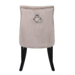 VERONA ΚΑΡΕΚΛΑ ΜΕ ΜΕΤΑΛΛΙΚΟ ΚΡΙΚΟ BEIGE ΜΑΥΡΟ 57x47x98cm 03-1140 - Image 9