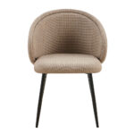 FIGARO ΚΑΡΕΚΛΑ ΠΟΛΥΘΡΟΝΑ BEIGE ΜΑΥΡΟ 58x58.5x78.5cm 03-1208 - Image 4
