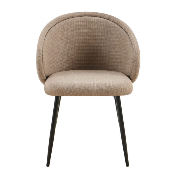 FIGARO ΚΑΡΕΚΛΑ ΠΟΛΥΘΡΟΝΑ BEIGE ΜΑΥΡΟ 58x58.5x78.5cm 03-1208 - Image 4