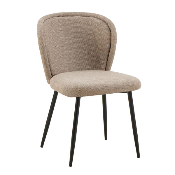 FIGARO ΚΑΡΕΚΛΑ BEIGE ΜΑΥΡΟ 51x62x80cm 03-1211 - Image 2