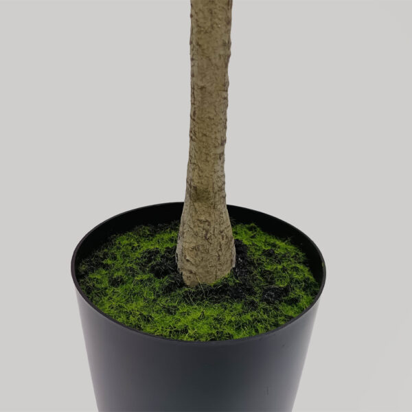 OLIVE TREE ΔΕΝΤΡΟ ΤΕΧΝΗΤΟ ΣΕ ΓΛΑΣΤΡΑ 180cm ΥΦΑΣΜΑ ΠΡΑΣΙΝΟ PVC 031321 - Image 8