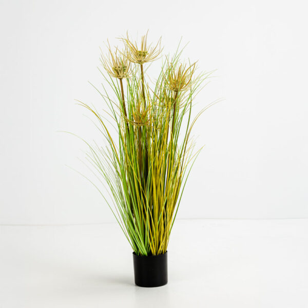 SUNNY FLOWER ΦΥΤΟ ΤΕΧΝΗΤΟ ΣΕ ΓΛΑΣΤΡΑ 70cm PVC ΠΡΑΣΙΝΟ 031330 - Image 5