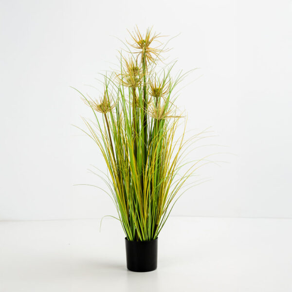 SUNNY FLOWER ΦΥΤΟ ΤΕΧΝΗΤΟ ΣΕ ΓΛΑΣΤΡΑ 90cm PVC ΠΡΑΣΙΝΟ 031331 - Image 2