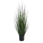 DARK PURE GRASS ΦΥΤΟ ΤΕΧΝΗΤΟ ΣΕ ΓΛΑΣΤΡΑ 90cm PVC ΠΡΑΣΙΝΟ ΣΚΟΥΡΟ 031341 - Image 2