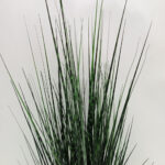 DARK PURE GRASS ΦΥΤΟ ΤΕΧΝΗΤΟ ΣΕ ΓΛΑΣΤΡΑ 90cm PVC ΠΡΑΣΙΝΟ ΣΚΟΥΡΟ 031341 - Image 3