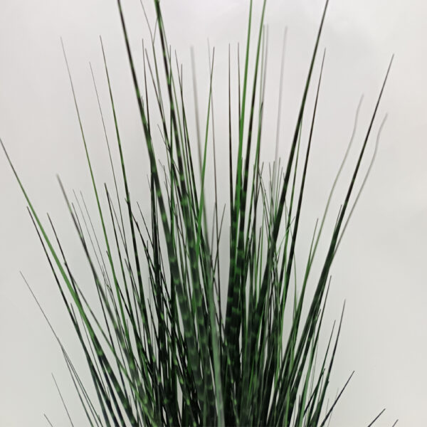 DARK PURE GRASS ΦΥΤΟ ΤΕΧΝΗΤΟ ΣΕ ΓΛΑΣΤΡΑ 90cm PVC ΠΡΑΣΙΝΟ ΣΚΟΥΡΟ 031341 - Image 3