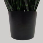 DARK PURE GRASS ΦΥΤΟ ΤΕΧΝΗΤΟ ΣΕ ΓΛΑΣΤΡΑ 90cm PVC ΠΡΑΣΙΝΟ ΣΚΟΥΡΟ 031341 - Image 5