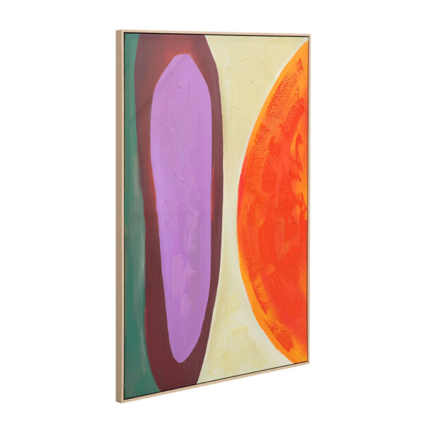 GEO DREAM A ΠΙΝΑΚΑΣ ΔΙΑΚΟΣΜΗΤΙΚΟΣ ΜΕ ΚΟΡΝΙΖΑ 80x120x4cm ΚΑΜΒΑΣ ΠΟΛΥΧΡΩΜΟ ΞΥΛΟ ΦΥΣΙΚΟ 034227 - Image 5