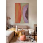 GEO DREAM B ΠΙΝΑΚΑΣ ΔΙΑΚΟΣΜΗΤΙΚΟΣ ΜΕ ΚΟΡΝΙΖΑ 80x120x4cm ΚΑΜΒΑΣ ΠΟΛΥΧΡΩΜΟ ΞΥΛΟ ΦΥΣΙΚΟ 034228 - Image 4