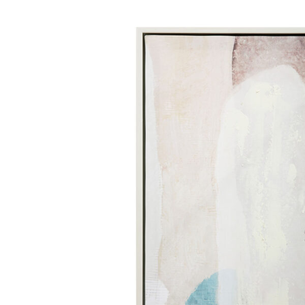 MINT AIR ΠΙΝΑΚΑΣ ΔΙΑΚΟΣΜΗΤΙΚΟΣ ΜΕ ΚΟΡΝΙΖΑ 90x120x4cm ΚΑΜΒΑΣ ΠΟΛΥΧΡΩΜΟ ΞΥΛΟ ΑΣΠΡΟ 034231 - Image 9