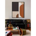 VARME A ΠΙΝΑΚΑΣ ΔΙΑΚΟΣΜΗΤΙΚΟΣ ΜΕ ΚΟΡΝΙΖΑ 60x80x4cm ΚΑΜΒΑΣ ΠΟΛΥΧΡΩΜΟ ΞΥΛΟ ΜΑΥΡΟ 034233 - Image 7