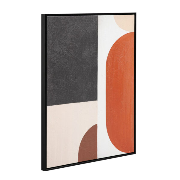 VARME A ΠΙΝΑΚΑΣ ΔΙΑΚΟΣΜΗΤΙΚΟΣ ΜΕ ΚΟΡΝΙΖΑ 60x80x4cm ΚΑΜΒΑΣ ΠΟΛΥΧΡΩΜΟ ΞΥΛΟ ΜΑΥΡΟ 034233 - Image 8