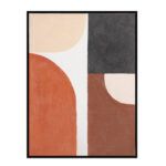 VARME B ΠΙΝΑΚΑΣ ΔΙΑΚΟΣΜΗΤΙΚΟΣ ΜΕ ΚΟΡΝΙΖΑ 60x80x4cm ΚΑΜΒΑΣ ΠΟΛΥΧΡΩΜΟ ΞΥΛΟ ΜΑΥΡΟ 034234 - Image 6