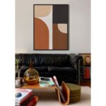 VARME B ΠΙΝΑΚΑΣ ΔΙΑΚΟΣΜΗΤΙΚΟΣ ΜΕ ΚΟΡΝΙΖΑ 60x80x4cm ΚΑΜΒΑΣ ΠΟΛΥΧΡΩΜΟ ΞΥΛΟ ΜΑΥΡΟ 034234 - Image 7