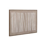 RAYA A ΠΙΝΑΚΑΣ ΔΙΑΚΟΣΜΗΤΙΚΟΣ ΜΕ ΚΟΡΝΙΖΑ 90x120x4cm ΚΑΜΒΑΣ ΚΑΦΕ ΜΠΕΖ ΞΥΛΟ ΦΥΣΙΚΟ 034239 - Image 5