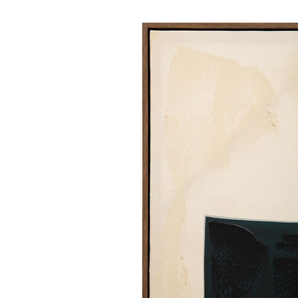 VISUELLE ΠΙΝΑΚΑΣ ΔΙΑΚΟΣΜΗΤΙΚΟΣ ΜΕ ΚΟΡΝΙΖΑ 90x120x4cm ΚΑΜΒΑΣ ΜΠΕΖ ΜΑΥΡΟ ΞΥΛΟ ΦΥΣΙΚΟ 034241 - Image 6