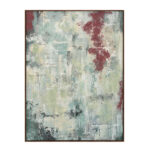 ASTRATTO ΠΙΝΑΚΑΣ ΔΙΑΚΟΣΜΗΤΙΚΟΣ ΜΕ ΚΟΡΝΙΖΑ 90x120x4cm ΚΑΜΒΑΣ ΠΟΛΥΧΡΩΜΟ ΞΥΛΟ ΦΥΣΙΚΟ 034244 - Image 3