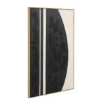 SOLAIRE B ΠΙΝΑΚΑΣ ΔΙΑΚΟΣΜΗΤΙΚΟΣ ΜΕ ΚΟΡΝΙΖΑ 80x120x4cm ΚΑΜΒΑΣ ΚΑΦΕ ΣΚΟΥΡΟ ΜΠΕΖ ΞΥΛΟ ΦΥΣΙΚΟ 034249 - Image 5