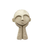 MOOD 1 ΔΙΑΚΟΣΜΗΤΙΚΟ ΠΡΟΣΩΠΟ 18.5x14x27cm POLYRESIN ΜΠΕΖ 034265