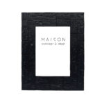 GRACE L ΚΟΡΝΙΖΑ 21x1.8x26cm POLYRESIN ΜΑΥΡΟ 034282