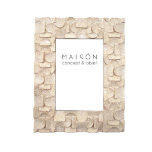 TRAVERT 1 ΚΟΡΝΙΖΑ 17.5x2.2x22cm POLYRESIN STONE ΓΥΑΛΙ 034297