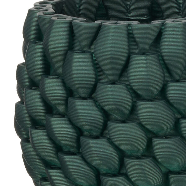 CLAY ΒΑΖΟ 16x16x20cm ΚΕΡΑΜΙΚΟ ΚΥΠΑΡΙΣΣΙ 034437 - Image 2