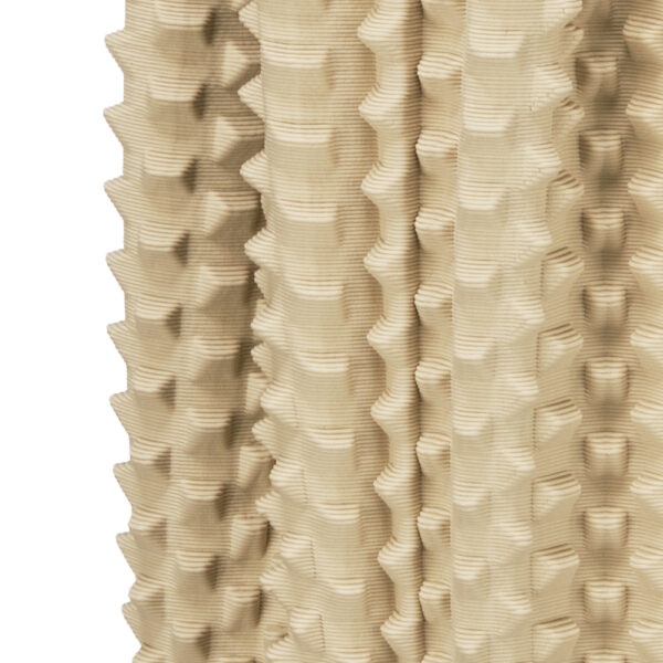 VELISSE ΒΑΖΟ 21x21x41cm ΚΕΡΑΜΙΚΟ ΜΠΕΖ 034442 - Image 2