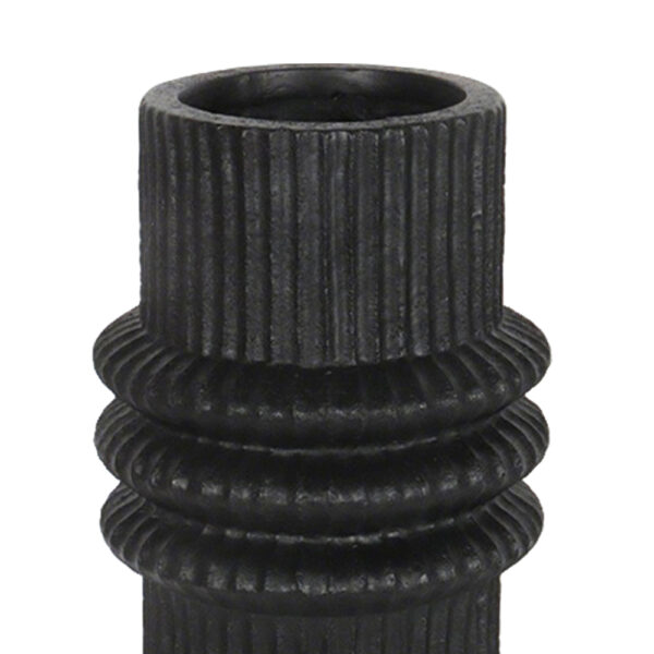 HELIX ΒΑΖΟ 25x25x58cm MgO ΜΑΥΡΟ 034654 - Image 3