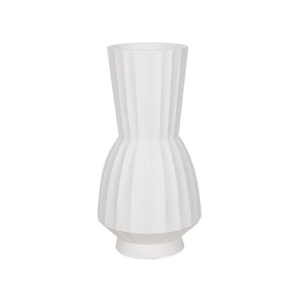 FOLDA ΒΑΖΟ 25x25x50cm MgO ΑΣΠΡΟ 034660 - Image 2