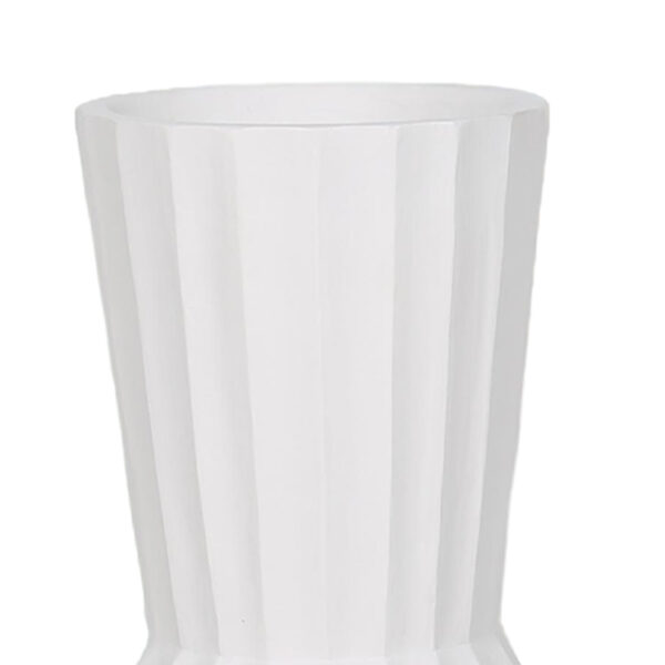 FOLDA ΒΑΖΟ 25x25x50cm MgO ΑΣΠΡΟ 034660 - Image 3