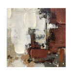 OMBRA I ΠΙΝΑΚΑΣ ΔΙΑΚΟΣΜΗΤΙΚΟΣ ΜΕ ΚΟΡΝΙΖΑ 82.6x4.3x82.6cm ΚΑΜΒΑΣ ΠΟΛΥΧΡΩΜΟ PS 034683 - Image 2