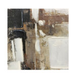 OMBRA II ΠΙΝΑΚΑΣ ΔΙΑΚΟΣΜΗΤΙΚΟΣ ΜΕ ΚΟΡΝΙΖΑ 82.6x4.3x82.6cm ΚΑΜΒΑΣ ΠΟΛΥΧΡΩΜΟ PS 034684 - Image 2