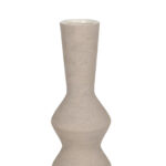 VIRELIA ΒΑΖΟ 15x15x60cm ΚΕΡΑΜΙΚΟ ΜΠΕΖ ΣΚΟΥΡΟ 034726 - Image 3