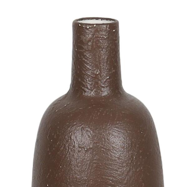 AERIS ΒΑΖΟ 20x77.5cm ΜΕΤΑΛΛΟ ΚΑΦΕ ΣΚΟΥΡΟ 034730 - Image 5