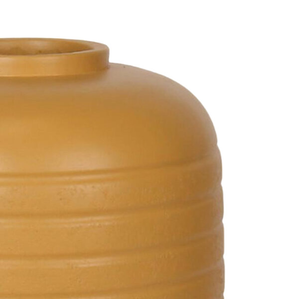 FIORA ΒΑΖΟ 30x30x43cm ΚΕΡΑΜΙΚΟ ΜΟΥΣΤΑΡΔΙ 034732 - Image 3