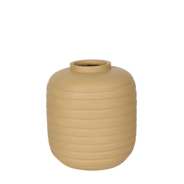 FIORA ΒΑΖΟ 30x30x32.5cm MgO ΜΠΕΖ 034733 - Image 2