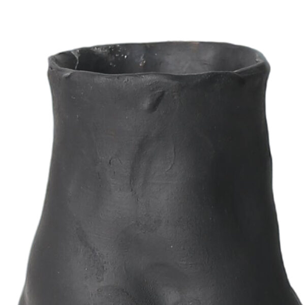 ELOURA ΒΑΖΟ 15.2x15.2x35.7cm ΚΕΡΑΜΙΚΟ ΜΑΥΡΟ 034741 - Image 3