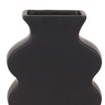 LUNO ΒΑΖΟ 18.5x8x27.5cm ΚΕΡΑΜΙΚΟ ΜΑΥΡΟ 034749 - Image 3