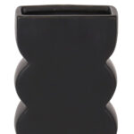 VEI ΒΑΖΟ 14.5x7x30.5cm ΚΕΡΑΜΙΚΟ ΜΑΥΡΟ 034751 - Image 3