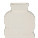 AYLA ΒΑΖΟ 14x6.5x30cm ΚΕΡΑΜΙΚΟ ΛΕΥΚΟ 034753 - Image 3