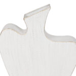 NIRA ΒΑΖΟ 30.5x8x35cm ΜΕΤΑΛΛΟ ΛΕΥΚΟ 034756 - Image 3