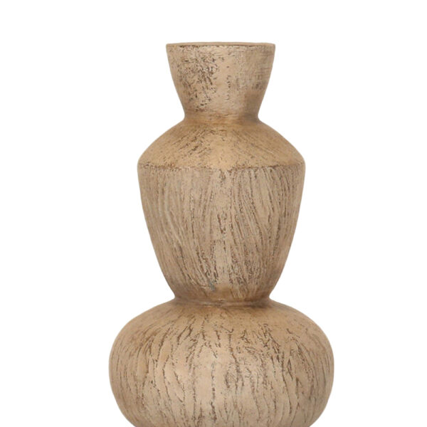 AEON ΒΑΖΟ 25.5x25.5x71cm MgO ΓΚΡΙ ΑΝΤΙΚΕ ΑΝΟΙΧΤΟ 034768 - Image 3