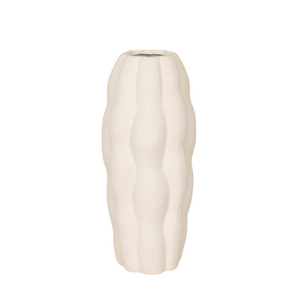 MIRA ΒΑΖΟ 15x15x35.5cm ΚΕΡΑΜΙΚΟ ΛΕΥΚΟ 034779 - Image 2