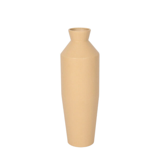 ELVO ΒΑΖΟ 18x18x56.5cm ΜΕΤΑΛΛΟ ΜΠΕΖ 034782 - Image 2