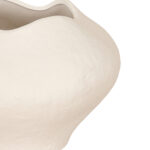 VERAE ΒΑΖΟ 26x26x20cm ΚΕΡΑΜΙΚΟ ΛΕΥΚΟ 034787 - Image 3